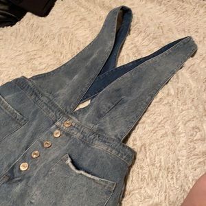 Denim Overall Dress